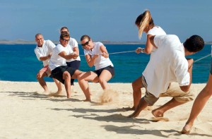 Team Building à la plage